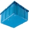 Global Industrial Blue Distribution Container With Hinged Lid 23-3/4x19-1/4x12-1/2 257813BL - alternate 4